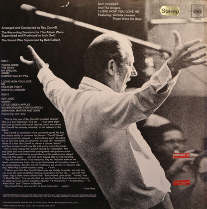 Ray Conniff And The Singers – I Love How You Love Me