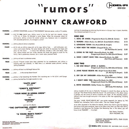 Johnny Crawford – Rumors