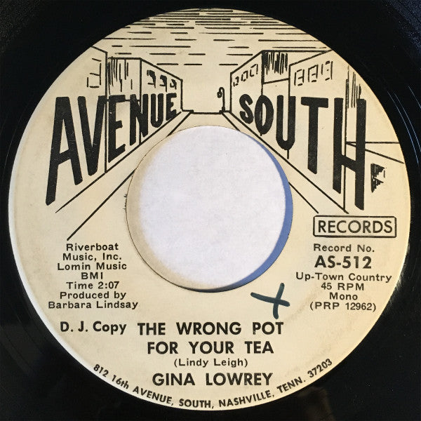 Gina Lowrey – The Wrong Pot For Your Tea / Baby Blue