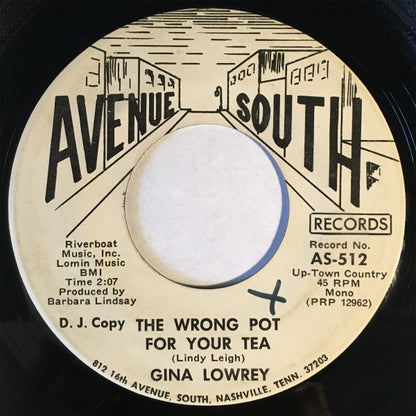 Gina Lowrey – The Wrong Pot For Your Tea / Baby Blue