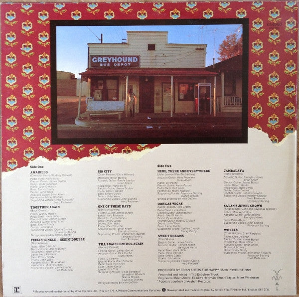 Emmylou Harris – Elite Hotel