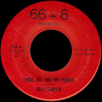 Billy Harner – These Are Not My People