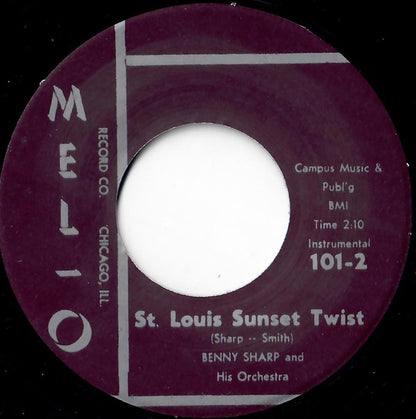 Little Miss Jessie With Benny Sharp And His Orchestra – My Baby Has Gone / St. Louis Sunset Twist