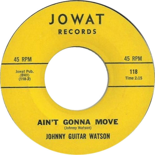 Johnny Guitar Watson – Baby Don't Leave / Ain't Gonna Move