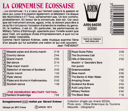 Gérard Krémer – La Cornemuse Écossaise et "The Edinburgh Military Tattoo"