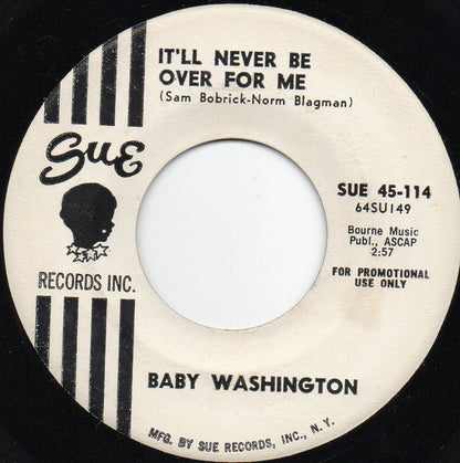 Baby Washington – It'll Never Be Over For Me