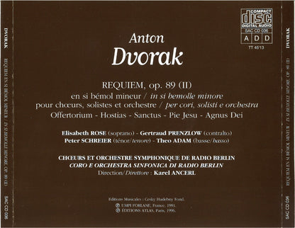 Antonín Dvořák – Requiem, Op. 89 En Si Bémol Mineur (II)