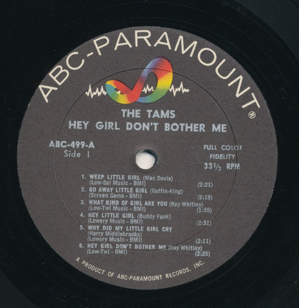 The Tams – Hey Girl Don't Bother Me!