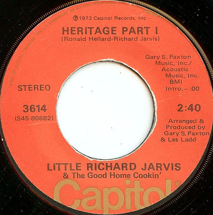 Richard Jarvis & The Good Home Cookin' – Heritage Part I
