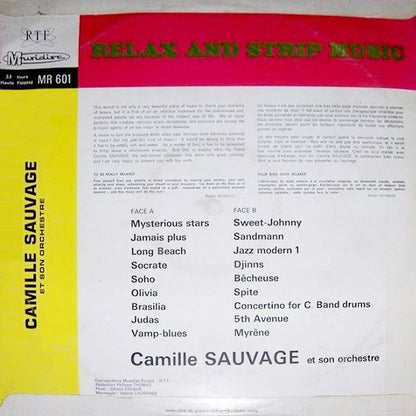 Camille Sauvage Et Son Orchestre – Relax And Strip Music
