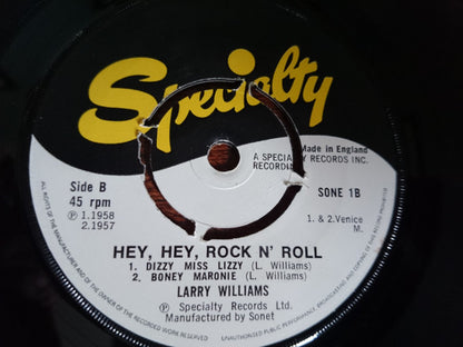Little Richard / Larry Williams (3) – Hey, Hey, Rock N' Roll