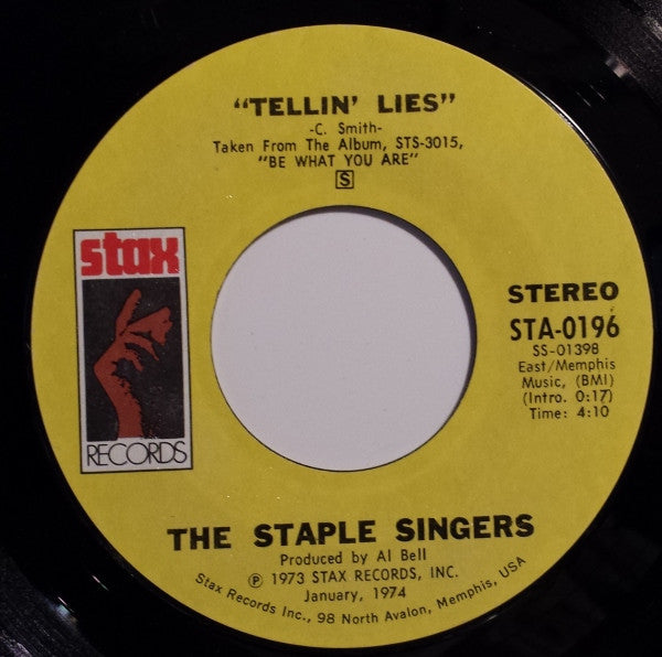 The Staple Singers – Touch A Hand, Make A Friend / Tellin' Lies