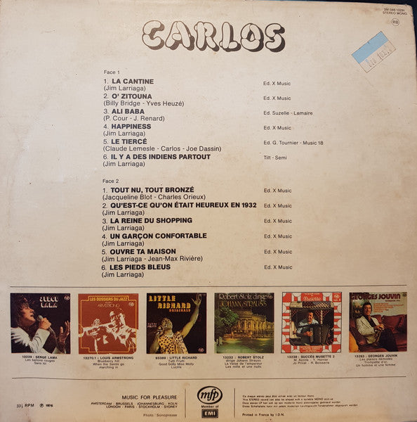 Carlos (3) – La Reine Du Shopping. Tout Nu, Tout Bronzé. La Cantine