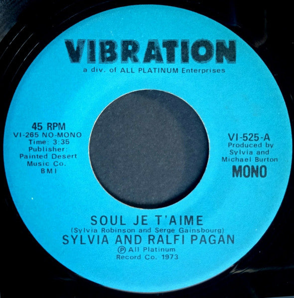 Sylvia Robinson And Ralfi Pagan – Soul Je T'aime
