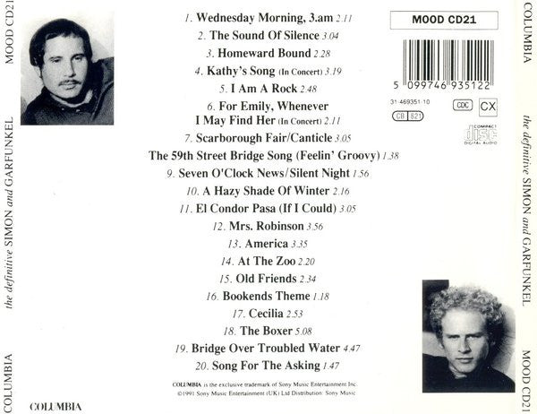 Simon & Garfunkel – The Definitive Simon And Garfunkel