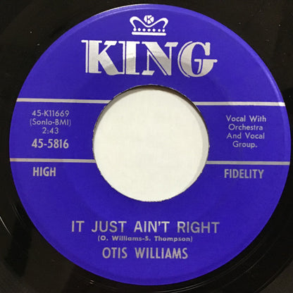Otis Williams (3) – It Just Ain't Right