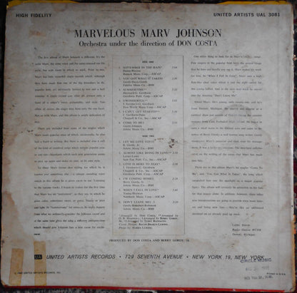 Marv Johnson – Marvelous Marv Johnson