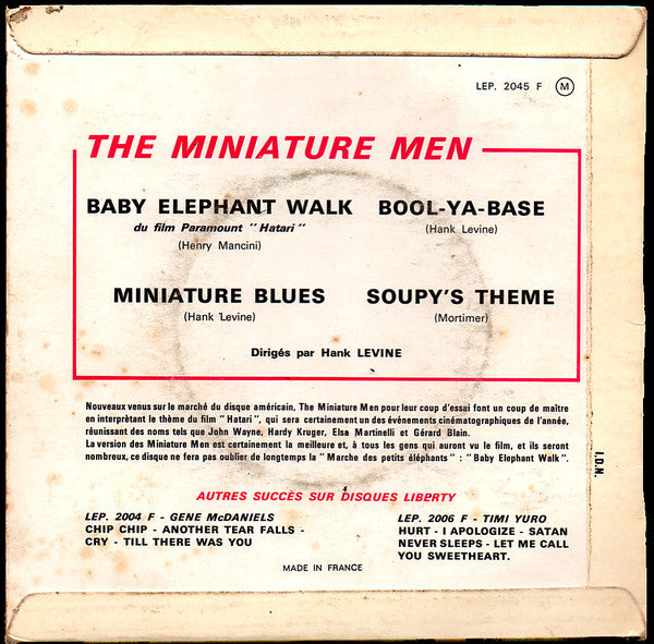 The Miniature Men – Baby Elephant Walk