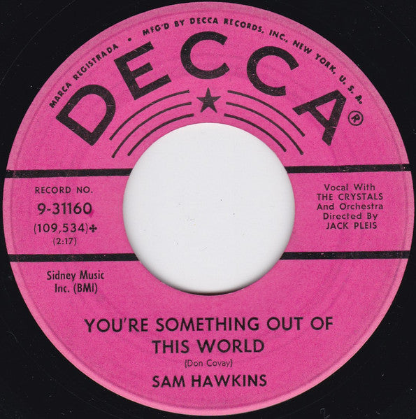 Sam Hawkins – Nobody But You