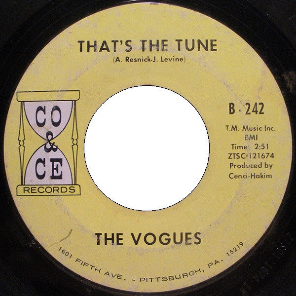 The Vogues – That's The Tune