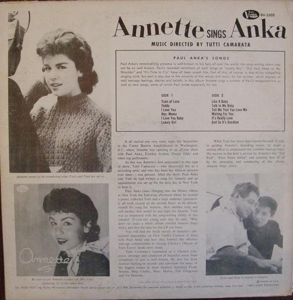 Annette (7) – Annette Sings Anka