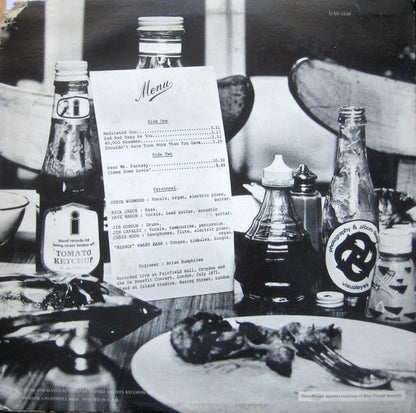 Steve Winwood, Jim Capaldi, Dave Mason, Chris Wood (2), Rick Grech, Rebop Kwaku Baah, Jim Gordon – Welcome To The Canteen