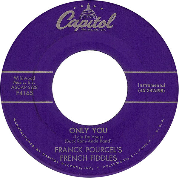 Franck Pourcel And His French Strings – Only You (Loin De Vous) / Rainy Night In Paris