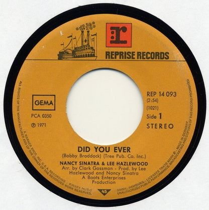 Nancy Sinatra & Lee Hazlewood – Did You Ever