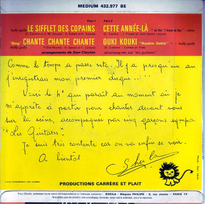 Sheila (5) – Le Sifflet Des Copains