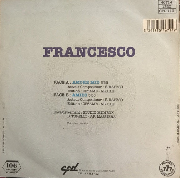 Francesco Rapeso – Amore Mio