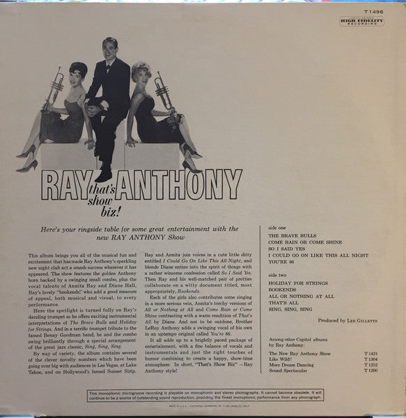 Ray Anthony – That's Show Biz!