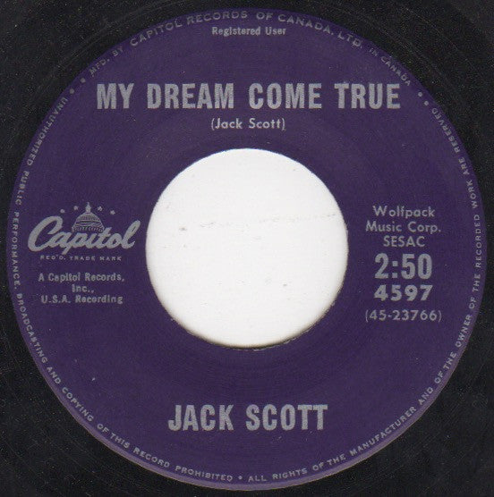 Jack Scott – Strange Desire