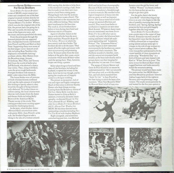 Various – Those Glorious MGM Musicals (Seven Brides For Seven Brothers / Rose Marie)