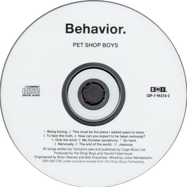 Pet Shop Boys – Behavior