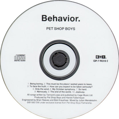 Pet Shop Boys – Behavior
