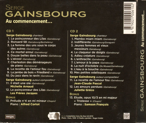 Serge Gainsbourg – Au Commencement...