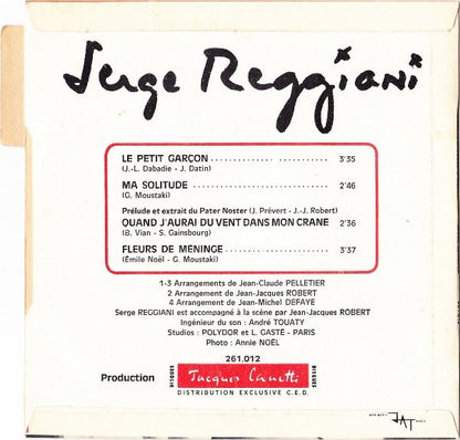 Serge Reggiani – Le Petit Garçon