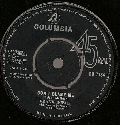 Frank Ifield – Don't Blame Me