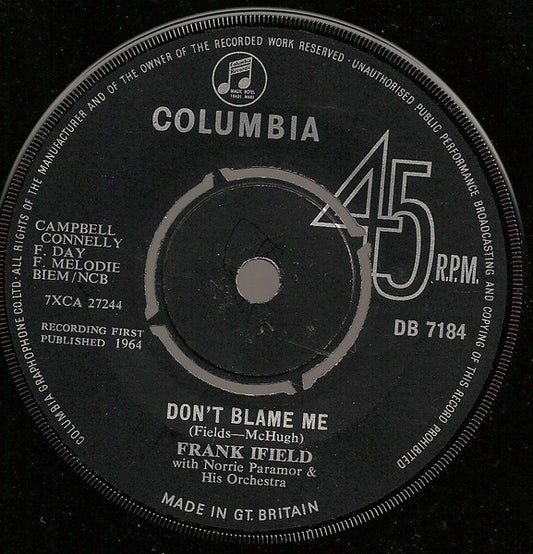 Frank Ifield – Don't Blame Me