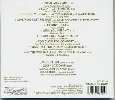 Jamie Cullum, Geoff Gascoyne, Sebastiaan De Krom Guest Track Bob Dorough – Devil May Care!