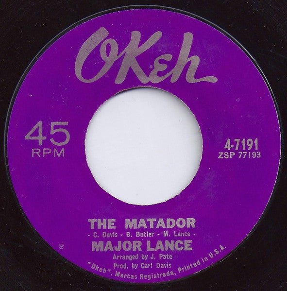 Major Lance – The Matador / Gonna Get Married