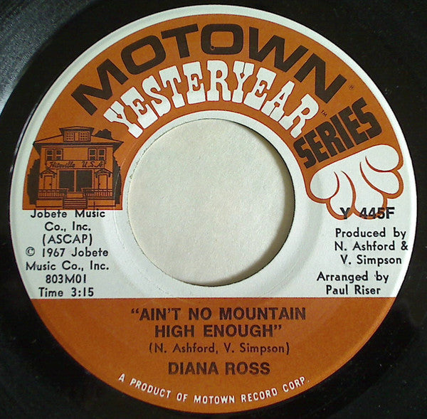 Diana Ross – Ain't No Mountain High Enough / Reach Out And Touch (Somebody's Hand)