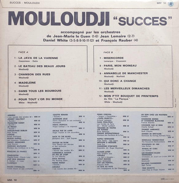 Mouloudji – "Succès"