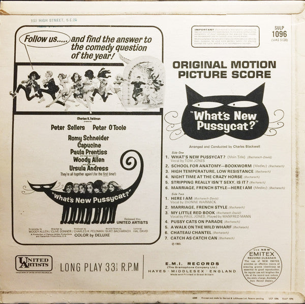 Burt Bacharach – What's New Pussycat? (Original Motion Picture Score)