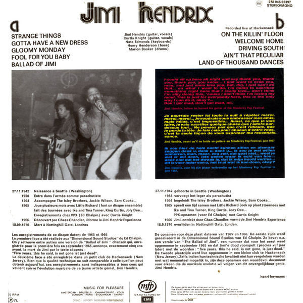 Jimi Hendrix & Curtis Knight – Strange Things