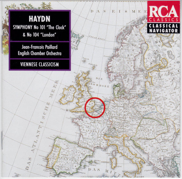 Joseph Haydn, Jean-François Paillard, English Chamber Orchestra – Symphony No 101 "The Clock", Symphony No 104 "London", Trumpet Concerto
