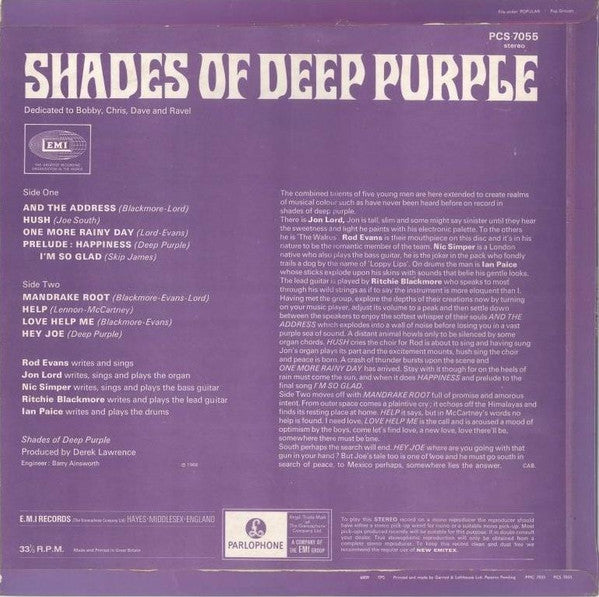 Deep Purple – Shades Of Deep Purple
