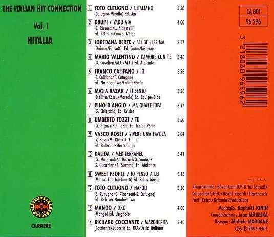 Various – Hitalia - The Italian Hit Connection Vol.1