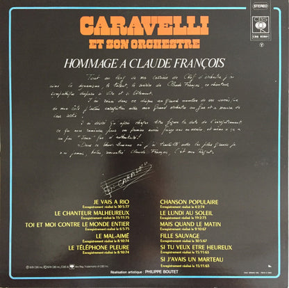 Caravelli & His Orchestra – Hommage À Claude François