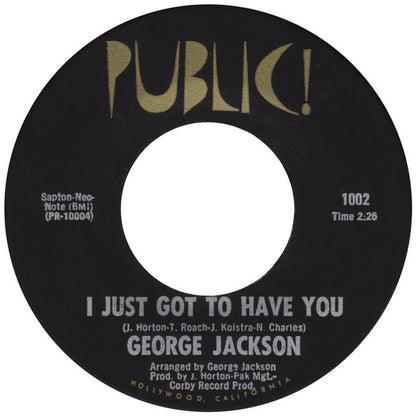 George Jackson (3) – Cold Cold Love